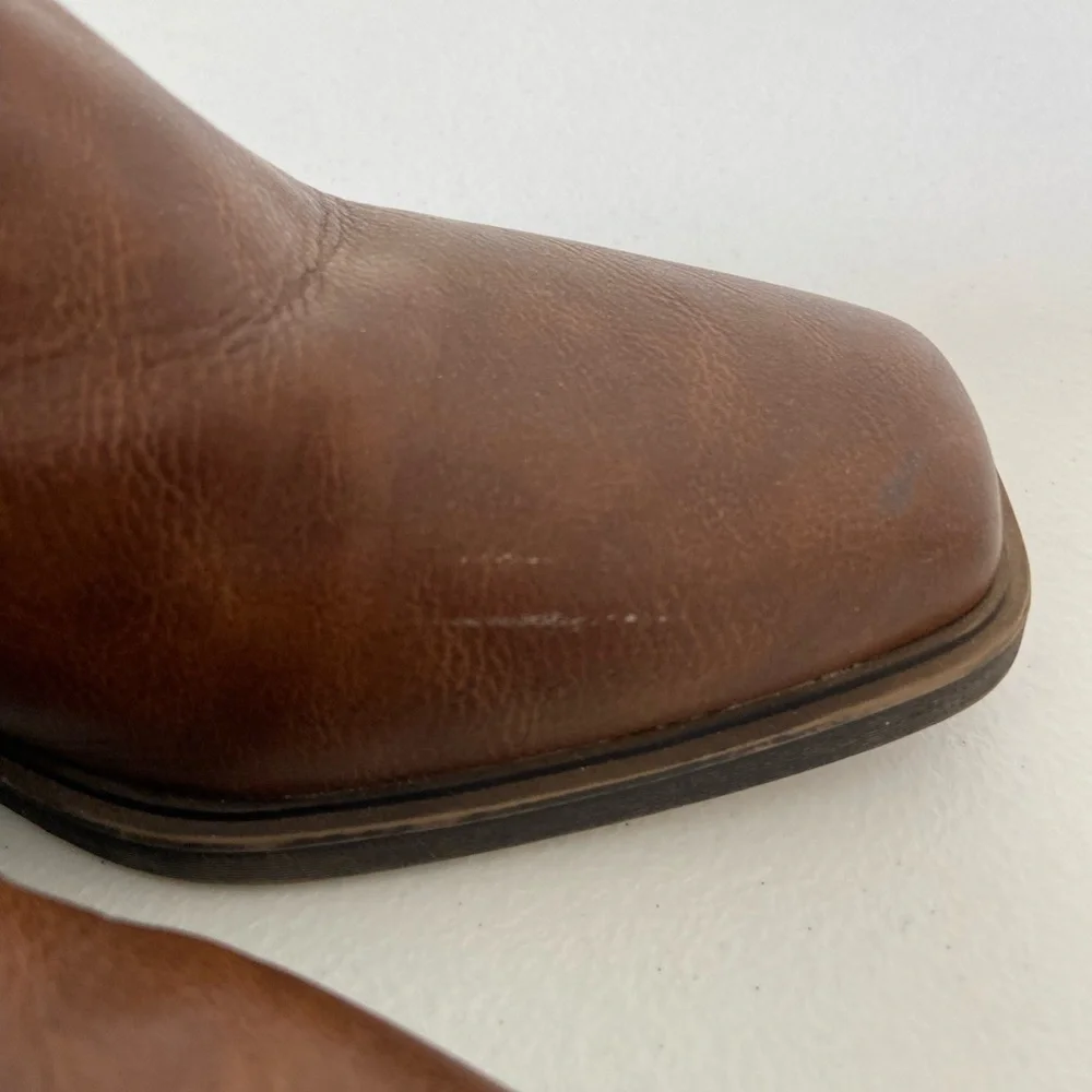 Sonoma women’s whiskey cognac ankle boots —‎ size 8.5